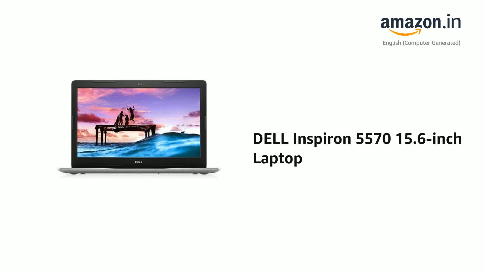 DELL Inspiron 5570 15.6-inch Laptop (8th Gen Core i3-8130U/4GB